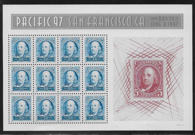 UNITED STATES SC# 3139 PANE/12 VF/MNH 1997