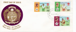 Nauru 1978 Sc 188-90 FDC