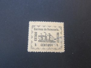 Venezuela local stamp 1903 Sc 1 FU