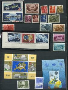 Hungary 1944 and Up 2 Sheets strips single Mostly MNH h1942hs