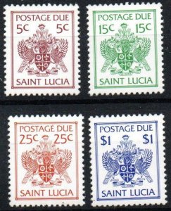 St. Lucia Sc #J13-J16 MNH