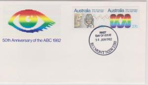 Australia 1982 ABC Pair on First Day Cover