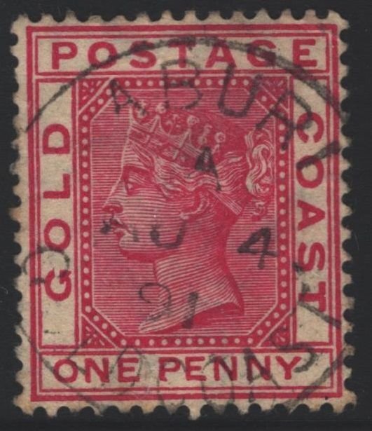 Gold Coast Sc#13 SG12c Used - Spur on Foot of Short P, Distorted E