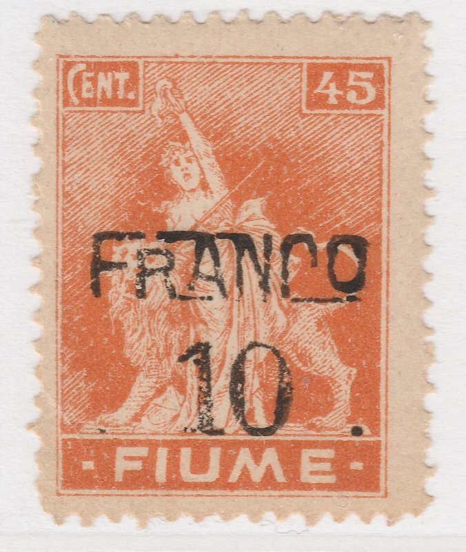 Fiume 1919 Surcharge 10 on 45c Very Fine MNH** Stamp A21P11F4962