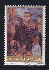 Yugoslavia   #1276  cancelled    1975    social paintings  2.10d