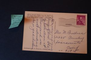 US 1036 on PC (cover) Annandale VA to Sacramento CA (#2843)