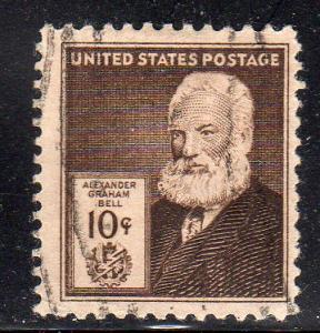 United States 893 - Used - Alexander G. Bell (cv $2.00) (2)