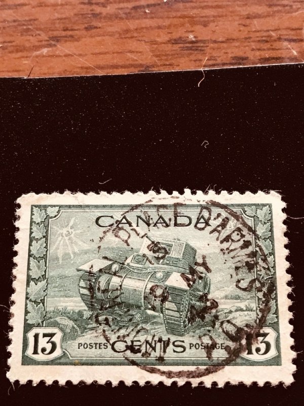 Canada, Scott 258, Used, Light Hinge