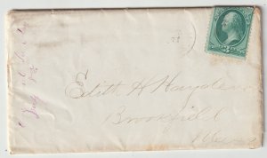 U.S Scott 207 on cover