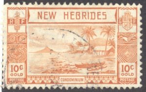 New Hebrides- British, Sc #51, Used
