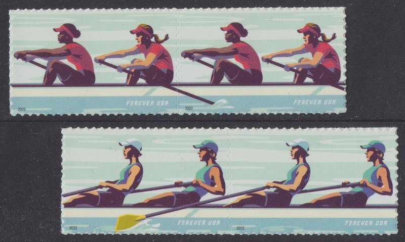 US 5694-5697 Women's Rowing forever pair set (4 stamps) MNH 2022 