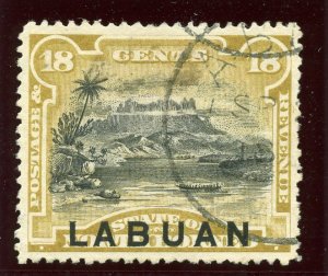 Labuan 1894 QV 18c olive-bistre (p13½-14) very fine used. SG 72a.