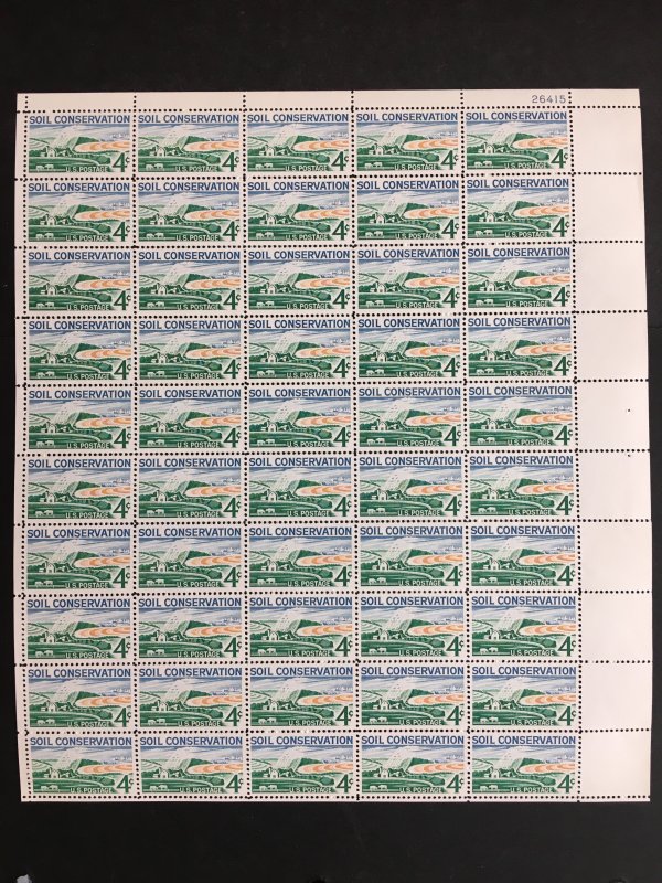 1959 sheet, Soil Conservation issue Sc# 1133