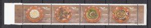 LEBANON- LIBAN MNH SC# 821 EUROMED TRAD. GASTRONOMY STRIP OF 4