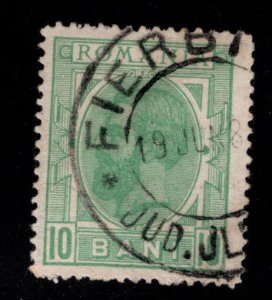 Romania Scott 122 Used Emerald colored  stamp