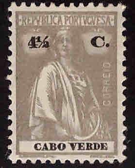 Cape Verde Scott 182 MH* Ceres stamp