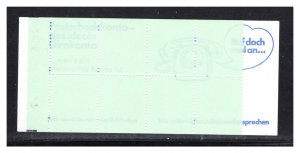 Germany Bund Scott # 1231,1234,1310, mint nh, experim.stamp booklet, Mi # MH22s