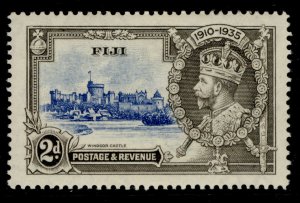 FIJI GV SG243, 2d ultramarine & grey SILVER JUBILEE, M MINT.