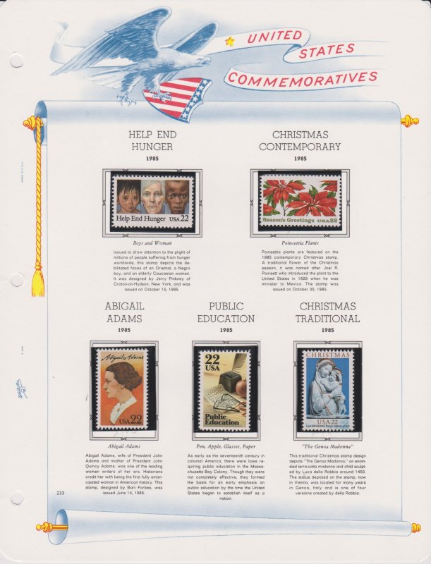 United States Postal Stamps