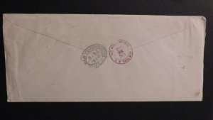 1948 Airmail Monrovia Liberia to New York NY Consul General Registered