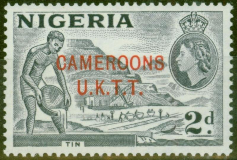 Cameroon 1960 2d Slate-Blue SGT4b Type B V.F MNH Royal Certificate
