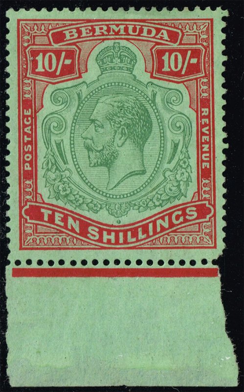 Bermuda #96 King George V; Unused (3Stars)