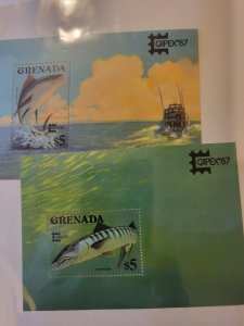 Stamps Grenada Scott #1514-5 never hinged