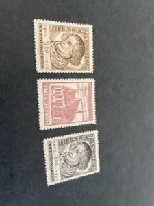 Czechoslovakia sc 534-536 MH comp set