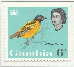 1953 GAMBIA 6d MH* Stamp A4P40F40109-