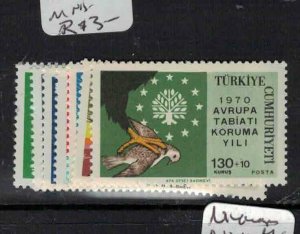 Turkey SC B128-134 MNH (8giu) 