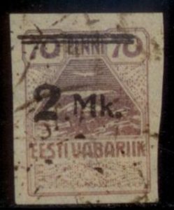 Estonia 1920 SC# 57 Imperf Used CH3