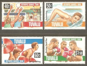 TUVALU Sc# 717 - 720 MNH FVF Set4 Olympic Games 1996