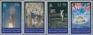 Solomon Islands 1999 SG936-939 Moon Landing set MNH