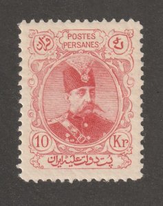 Persia, stamp, Scott#360, mint, hinged, 10kr, red,