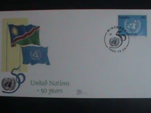 NAMBIA STAMP-1995-SC#792 50TH ANNIVERSARY OF UNITED NATION. FDC MINT