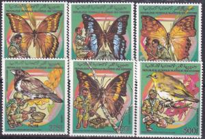 Comoro Islands #686-91 MNH CV $17.00