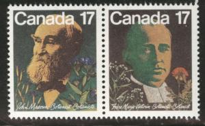 Canada Scott 894-895 = 895a MNH** 1981 Botanist pair