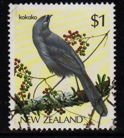 New Zealand  #768 Kokako  - Used