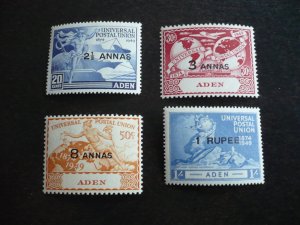 Stamps - Aden - Scott# 32-35 - Mint Never Hinged Set of 4 Stamps