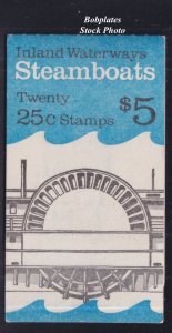 BOBPLATES #BK166 Steamboats Booklet MNH Exploded SCV=$12 ~See Details for #s