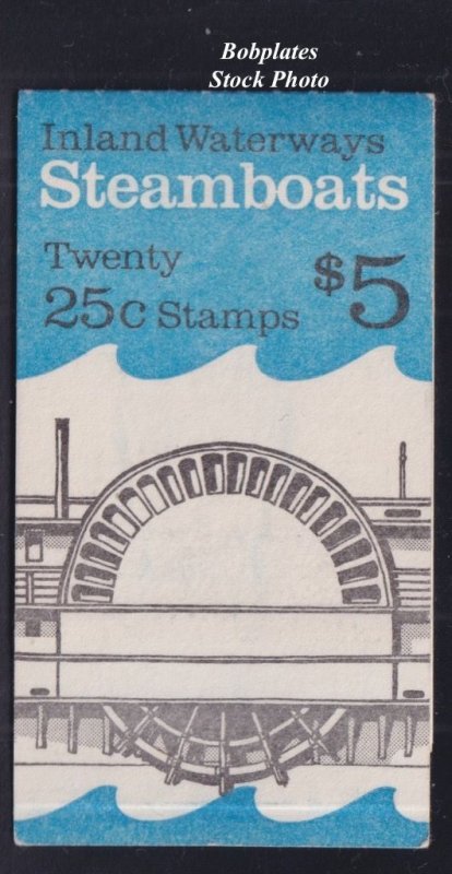 BOBPLATES #BK166 Steamboats Booklet MNH Exploded SCV=$12 ~See Details for #s