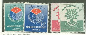 Pakistan #106-7/112-3  Single (Complete Set)