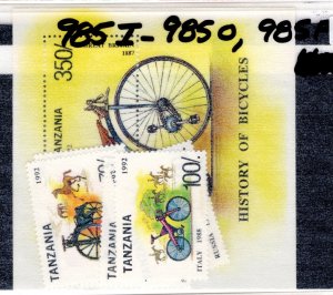Tanzania #985i-p MNH - Stamp Souvenir Sheet