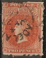South Australia 11 SG 15 Used SF 1859 SCV $37.50