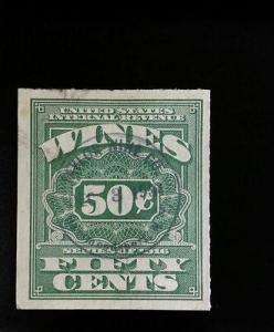 1916 50c United States Internal Revenue Cordial & Wine, G...