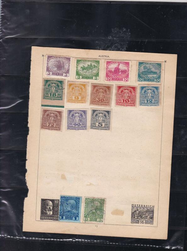austria stamps page ref 17357