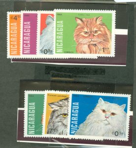 Nicaragua #1327-33  Single (Complete Set)