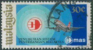 Malaysia 1973 SG111 30c Malaysian Airlines FU