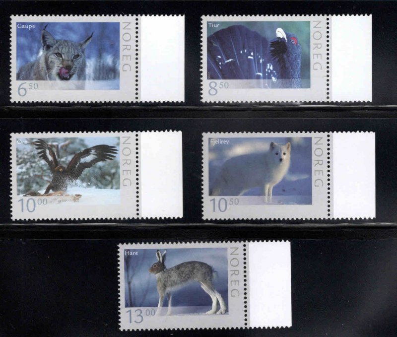 Norway Scott 1467-1471 MNH** Wildlife set