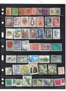 FINLAND COLLECTION ON STOCK SHEET MINT/USED